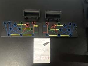 Foldable Multifunctional Push-Up Board with Handles and Exercise Guide